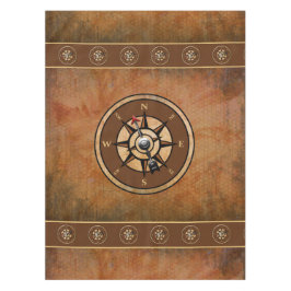 Nappe Brun Nautique Rustique Conception