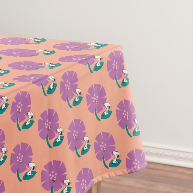 Nappe cacahuètes | Illustration de la nature Fleur pourp (In Situ)