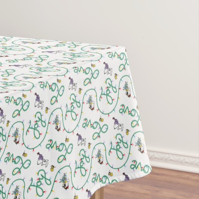 Nappe cacahuètes | Motif d'amour de Noël brillant et bri (In Situ)
