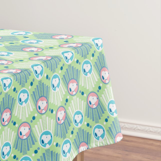 Nappe cacahuètes | Snoopy Mint Green Deco Dreams Motif (In Situ)