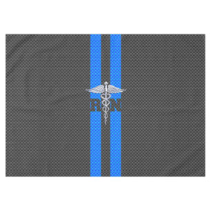 Nappe Caducée argenté de RN d'infirmier autorisé