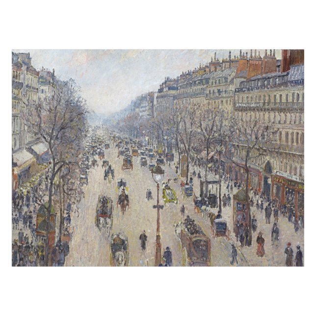 Nappe Camille Pissarro - Boulevard Montmartre, matin (Devant (Horizontal))