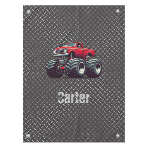 Nappe Camion monstre rouge