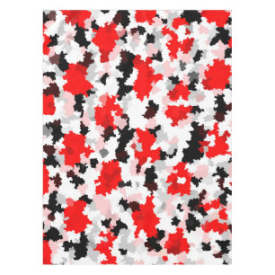 Nappe Camo noir rouge noir noir Conception abstraite