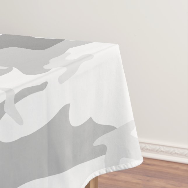 Nappe Camouflage gris neige d'hiver, Militaire, Armée (In Situ)