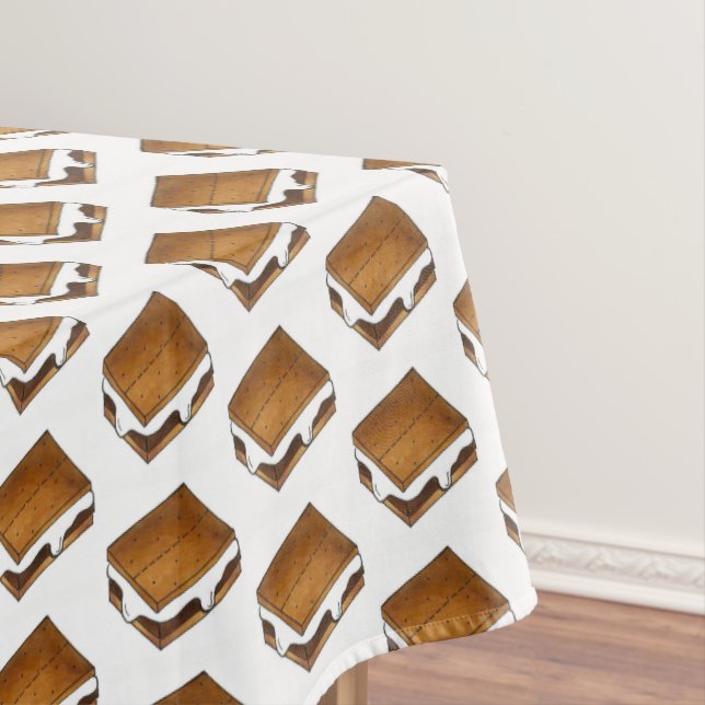 Nappe Camping S'mores Chocolat Marshmallow Smore (In Situ)