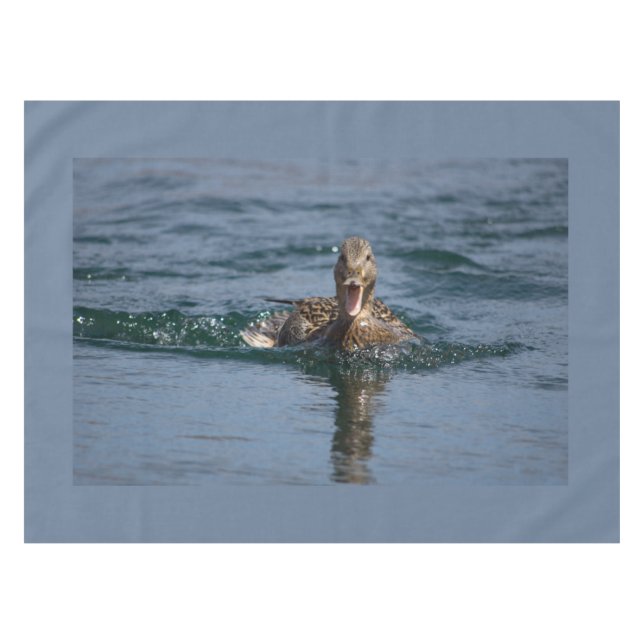 Nappe Canard avec bec ouvert (Devant (Horizontal))