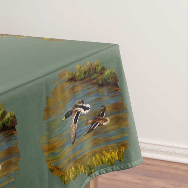 Nappe Canards-Majards Survolant L'Étang (In Situ)