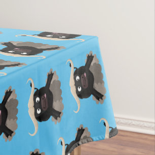 Nappe Caricature amusante de buffle d'eau courante