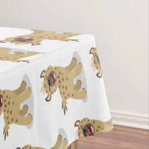 Nappe Caricature amusante hyena riant illustration