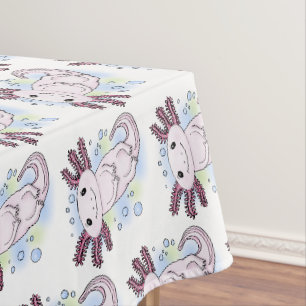 Nappe Caricature axolotl rose adorable