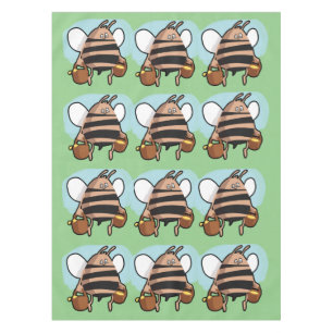 Nappe Caricature d'abeille