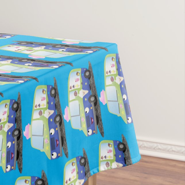 Nappe Caricature de camion de glace joli (In Situ)