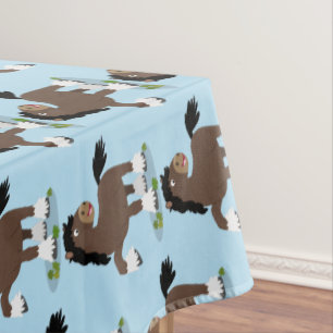 Nappe Caricature de cheval de trait de Cute Clydesdale