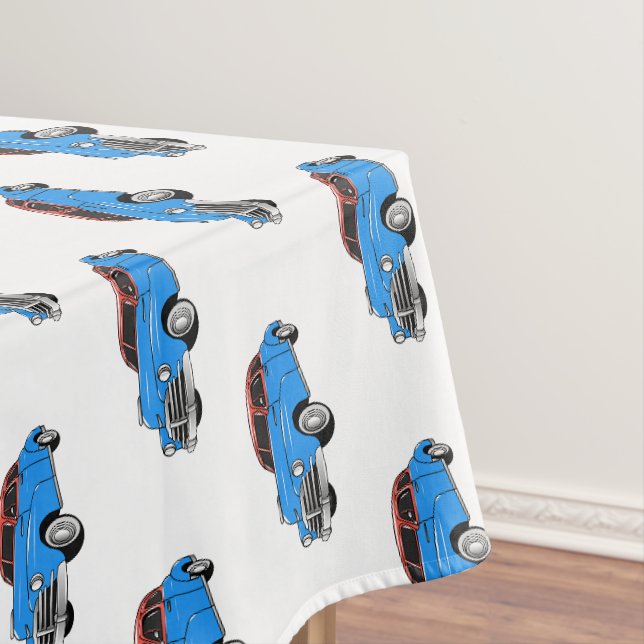 Nappe Caricature de voiture classique 1948 (In Situ)