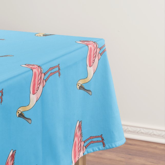 Nappe Caricature d'oiseau de spatule de rose (In Situ)