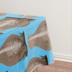 Nappe Caricature en élasmère de rhinocéros laineux