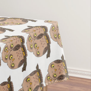 Nappe Caricature en trio de chouette