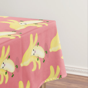 Nappe Caricature sur la banane de Cute kawaii