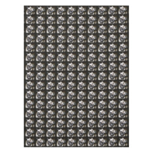 Nappe carlins aux yeux bleus noir