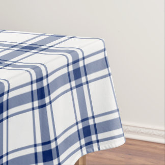 Nappe Carreaux bleus et blancs nautiques