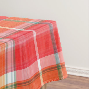 Nappe Carreaux Gai Rouge et Jaune
