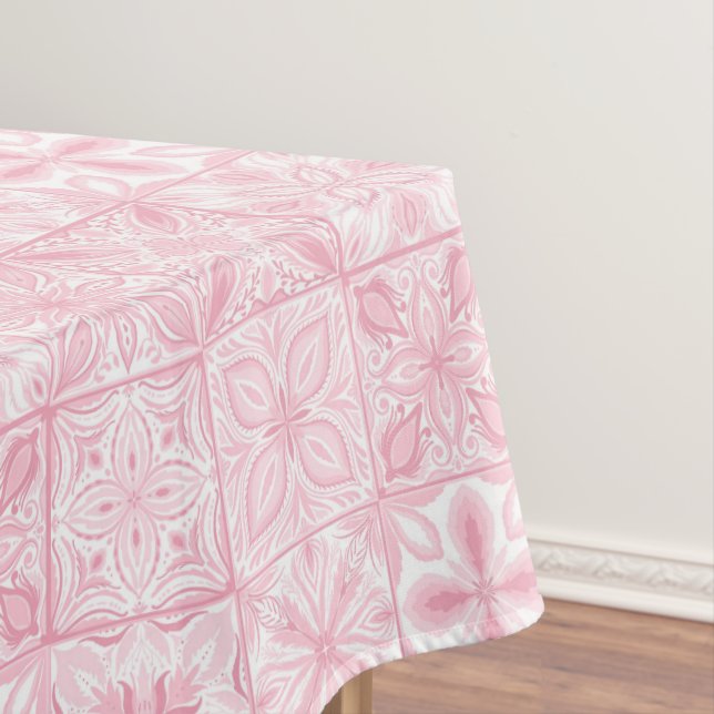 Nappe Carreaux ornés en rose (In Situ)