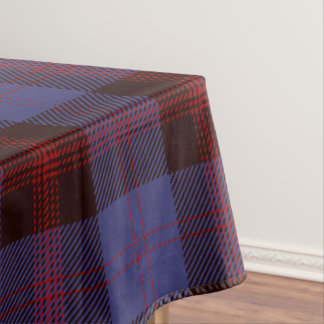 Nappe carreaux tartan bleu marine rouge