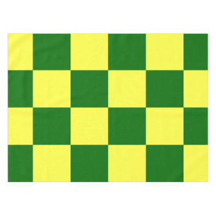 Nappe Carrés jaunes et verts