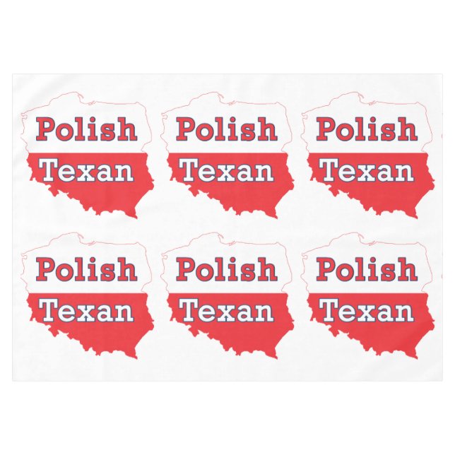 Nappe Carte de Pologne texane (Devant (Horizontal))