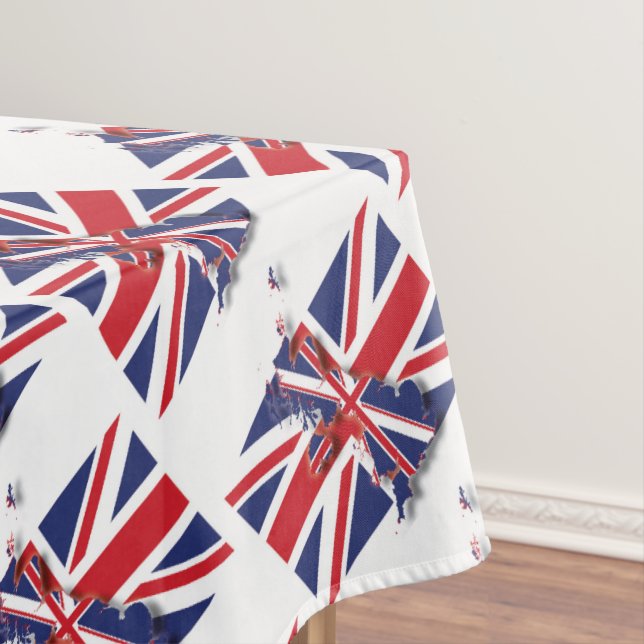 Nappe CARTE DU DRAPEAU BRITANNIQUE UNION JACK Patriotiqu (In Situ)