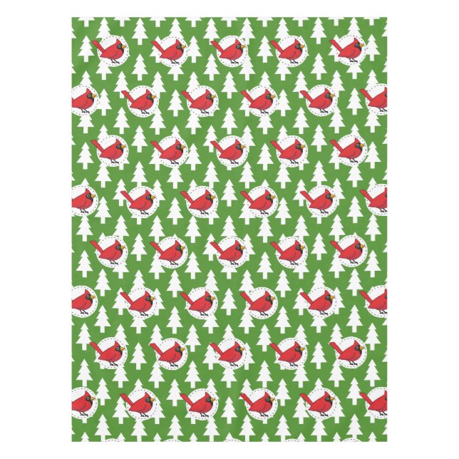 Nappe Cartoon Red Cardinal (Devant)