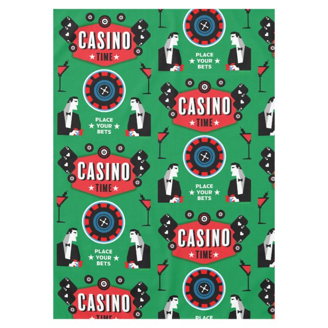 Nappe Casino Gambling Poker Roulette (Devant)