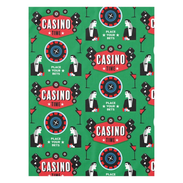 Nappe Casino Gambling Poker Roulette (Devant)