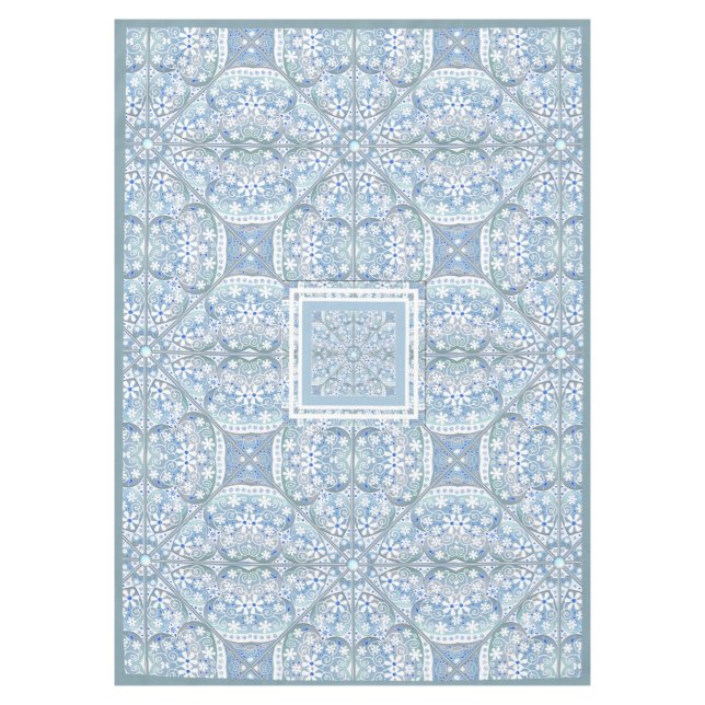 Nappe Céramique Lace Bleu clair (Devant)