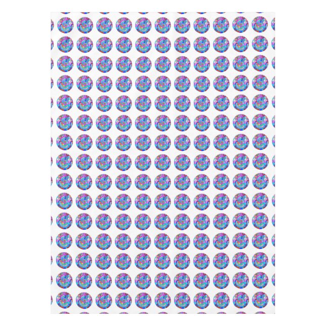 Nappe cercles d'amour super hippie (Devant)