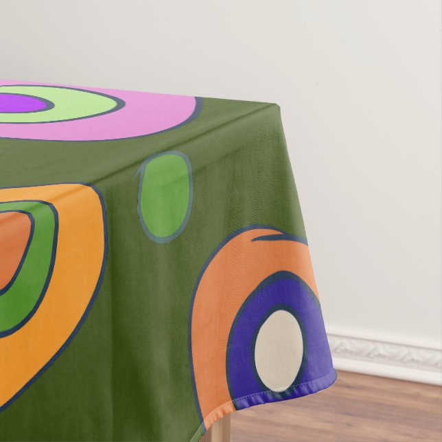 Nappe cercles doodle composition (In Situ)