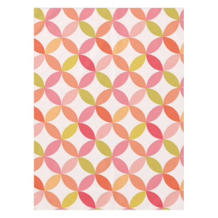 Nappe Cercles roses rouges orange modernes du milieu du