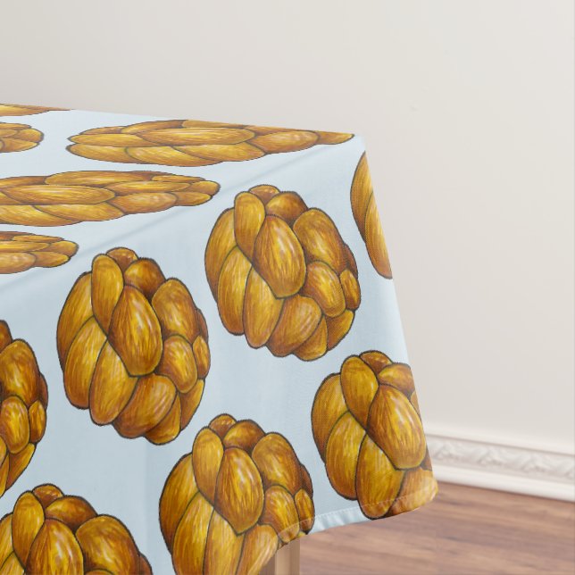 Nappe Challah Pain Juif Fête Hanoukka Chanukah (In Situ)