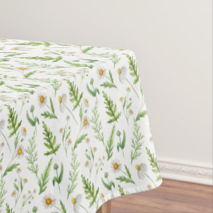 Nappe Chamomile Fleur Botanique Rustique Motif