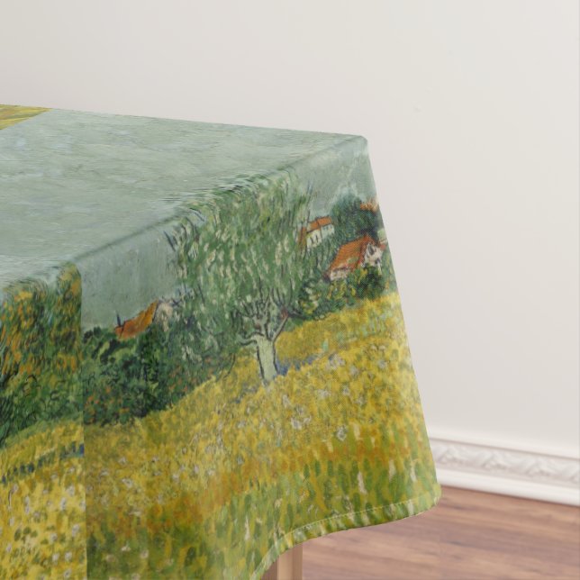 Nappe Champ Van Gogh Avec Fleurs Près D'Arles (In Situ)