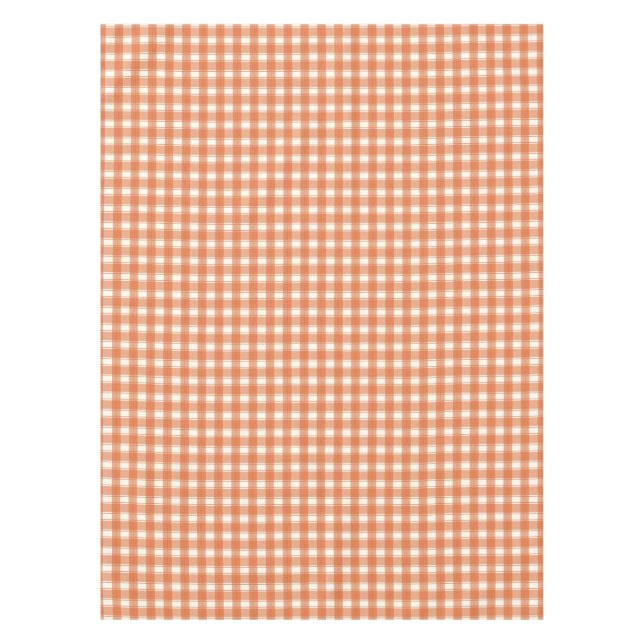 Nappe Charme Gingham Orange (Devant)