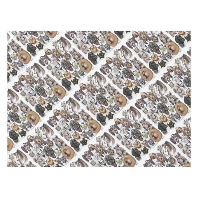 Nappe Chats et chiens (Devant (Horizontal))