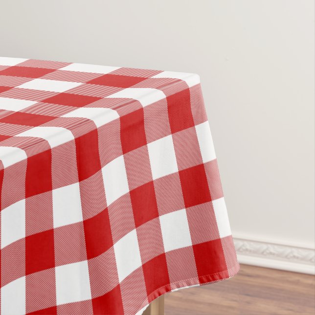 Nappe Chèque de En vichy classique rouge et blanc  (In Situ)