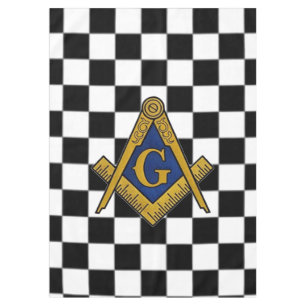 Nappe Chèques maçonniques Freemasons Carré et Compass