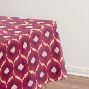Nappe Chic motifs tribaux kat rouge et violet