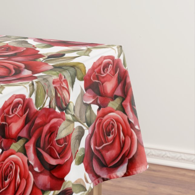 Nappe Chic Roses Rouges (In Situ)