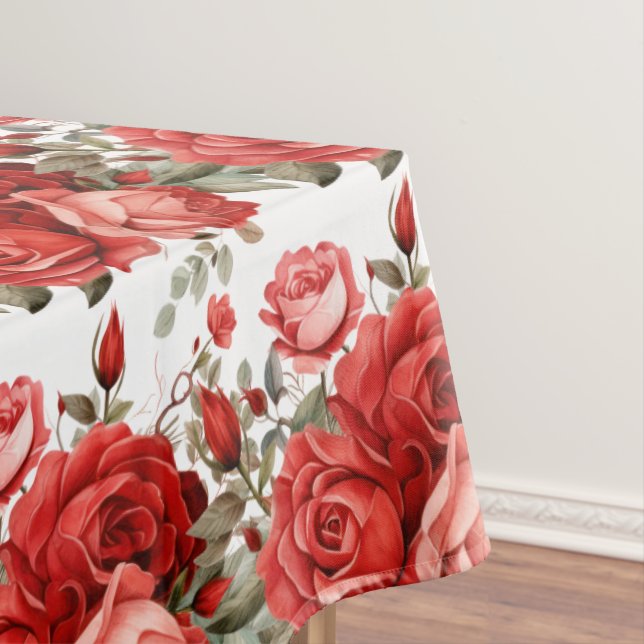Nappe Chic Roses Rouges (In Situ)