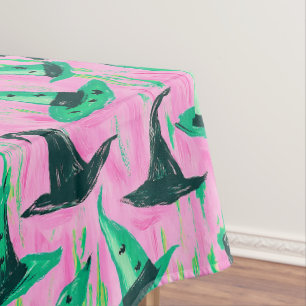 Nappe Chic Wicked sorcier Casquette vert et noir