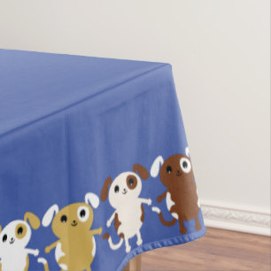 Nappe Chien chiot mignonne Colorée 1er Anniversaire Thèm